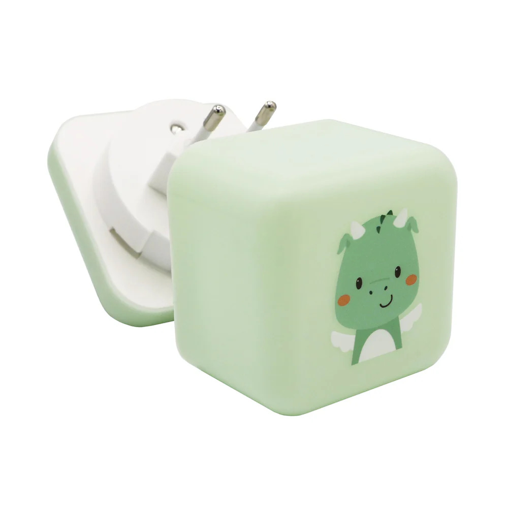 Przenośna lampka nocna Cube B™ – świecąca kostka - Smok Drake 1