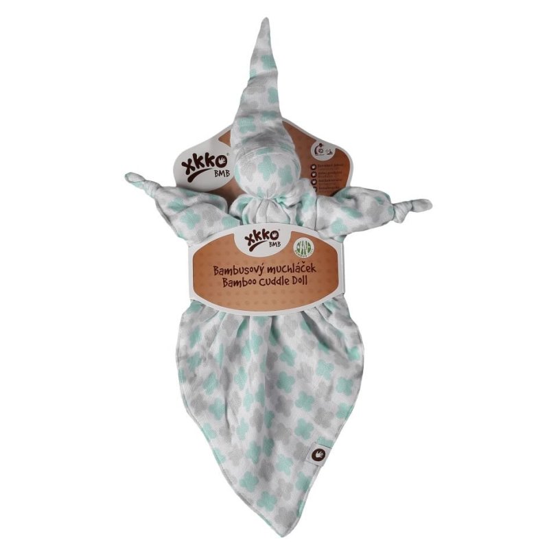 Przytulanka bambusowa XKKO BMB - Mint Cross 1