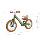Rowerek biegowy mima zoom lite - czarny / camel 10
