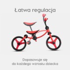 Rowerek biegowy Smart Trike - czarno-czerwony 9