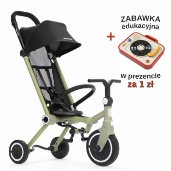 Rowerek z funkcją wózka - Wonder - oliwkowy 1