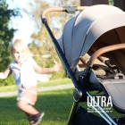 Siedzisko z budką do wózka Crescent Ultra - Szare 4