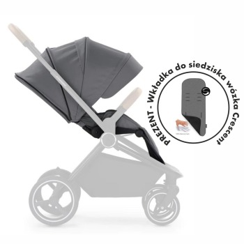 Siedzisko z budką do wózka Crescent Ultra - Szare 1