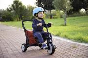 Składany rowerek dziecięcy trójkołowy Folding Trike STR5 7w1-czerwony 5