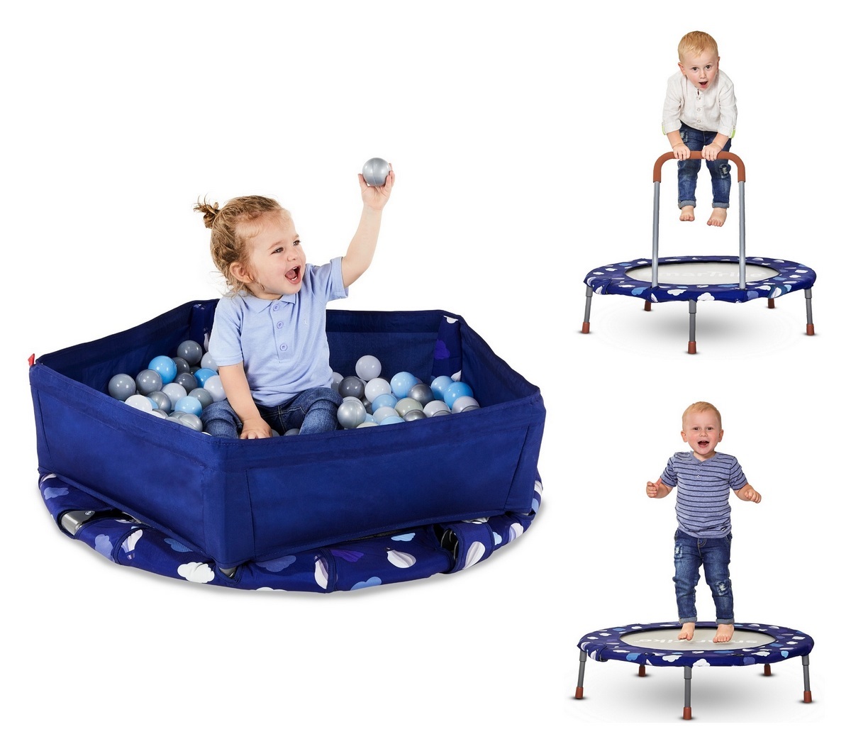 SMART TRIKE FOLDING TRAMPOLINE 3IN1 1