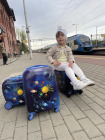 Walizka podróżna na kółkach - kosmos - kosmiczna kolekcja 7