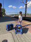 Walizka podróżna na kółkach - kosmos - kosmiczna kolekcja 10