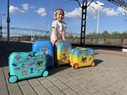 Walizka podróżna na kółkach Psi Patrol - żółta duża 8