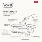 Wielofunkcyjne nosidło niemowlęce / przenośna gondola z funkcją maty Voksi Carry Me - czarna 10