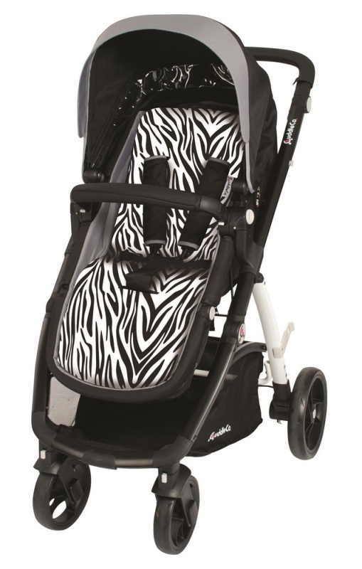 COMFI CUSH STROLLER LINER ZEBRA 1