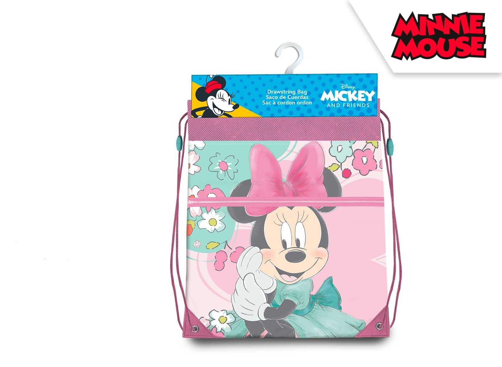 Worek szkolny 41 cm - Myszka Minnie  1