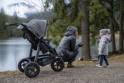 Wózek spacerowy Mono Sport koła komorowe - antracyt premium 7