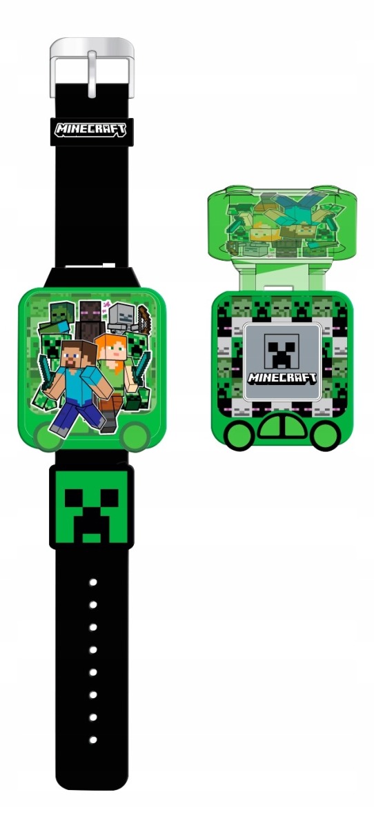 Zegarek cyfrowy z grami minecraft 1