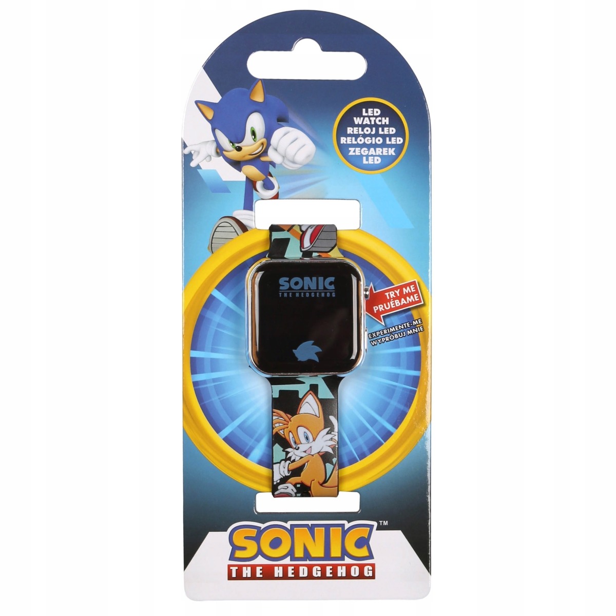 Zegarek LED z kalendarzem - Sonic 1