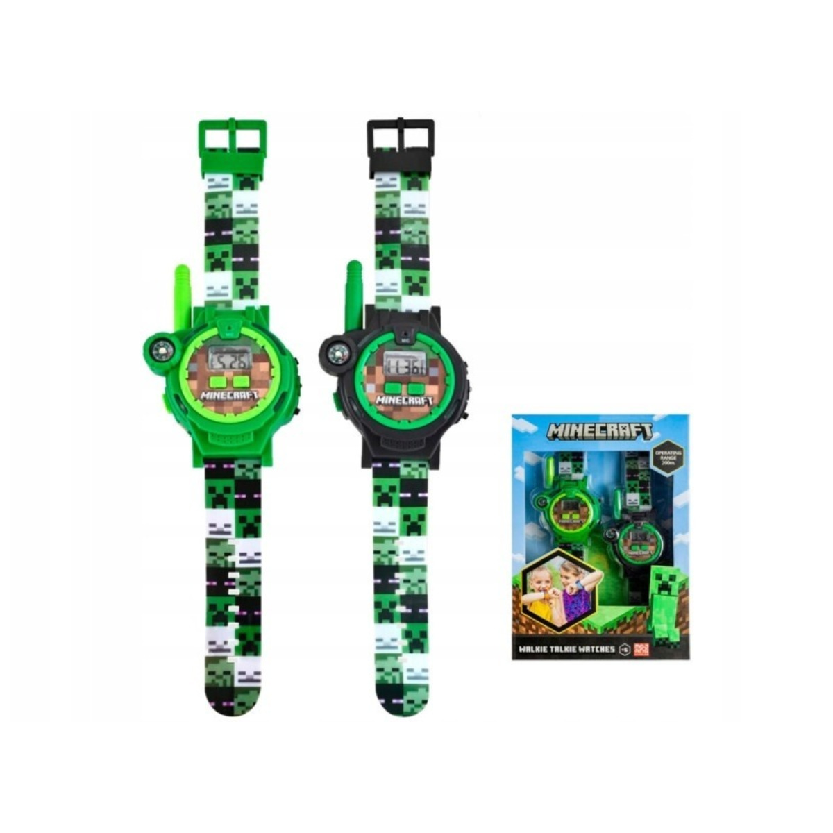 Zest.zegarek z walkie talkie 2w1 - Minecraft 1