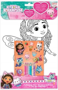 COLOURING SET WITH STICKERS 1