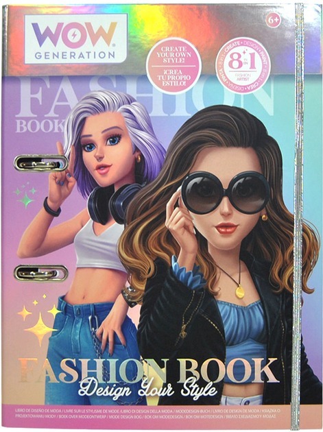 Zestaw kreatywny Fashion book  WOW Generation 1