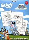 Zestaw kreatywny, kolorowanka, kredki  Bluey 11