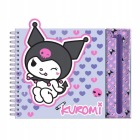 Zestaw kreatywny piórnik kredki naklejki  Hello Kitty - Kuromi 11