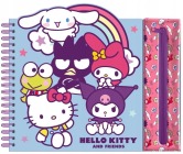 Zestaw kreatywny piórnik kredki naklejki  Hello Kitty 11