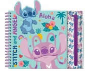 Zestaw kreatywny piórnik kredki naklejki  Lilo & Stitch 11
