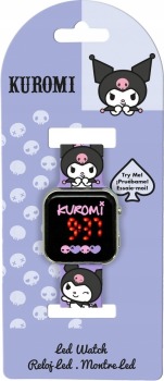 Zegarek LED z kalendarzem | Kuromi 