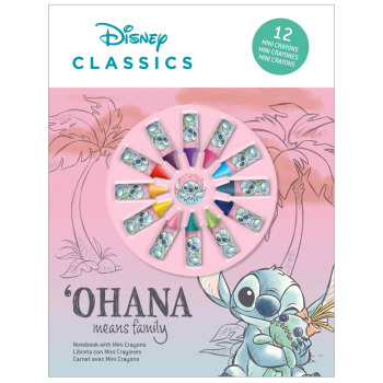 Zestaw do kolorowania z mini kredkami - Lilo & Stitch 
