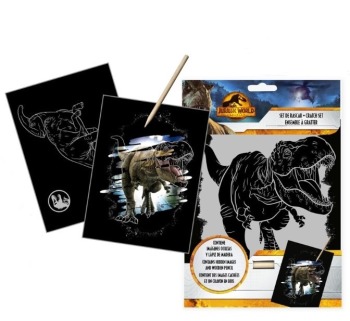 SCRATCH ART SET JURASSIC WORLD 