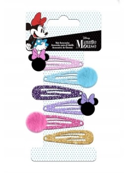 FANCY HAIR CLIPS CARD MINNIE 